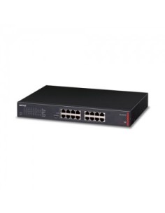 Buffalo BS-GU2016P switch di rete Non gestito Gigabit Ethernet (10 100 1000) Supporto Power over Ethernet (PoE) Nero