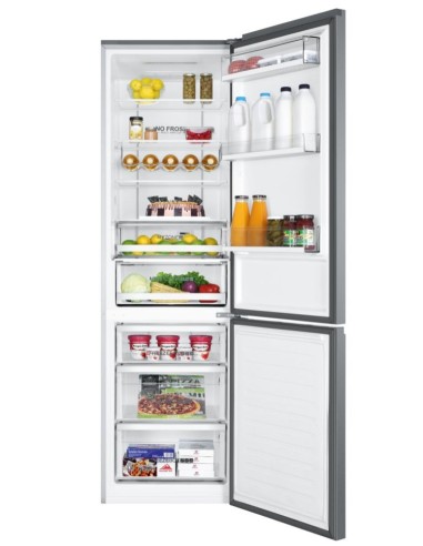 Haier 2D 60 Serie 5 C3FE837CGJ frigorifero con congelatore Libera installazione 377 L D Titanio, Argento