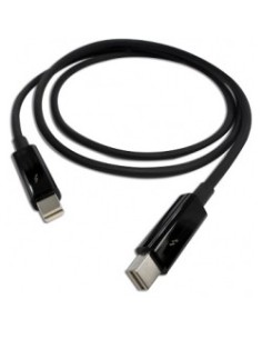 QNAP CAB-TBT10M Cavo Thunderbolt 1 m Nero