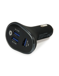 Conceptronic CARDEN06B Caricabatterie per dispositivi mobili Nero Auto