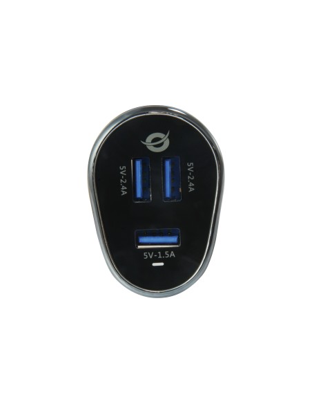Conceptronic CARDEN06B Caricabatterie per dispositivi mobili Nero Auto