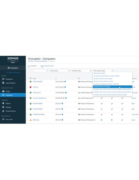 Sophos Central Device Encryption 1 licenza e Multilingua