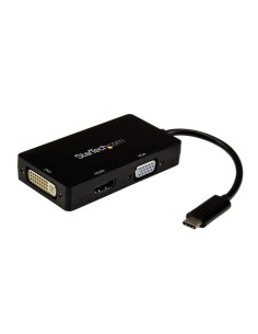 StarTech.com Adattatore Multiporta USB-C - Scheda Grafica Esterna 3 in 1 USB Tipo-C a HDMI, DVI o VGA