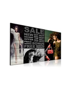 Viewsonic CDX4952 visualizzatore di messaggi Pannello piatto per segnaletica digitale 124,5 cm (49") LED 450 cd m² Full HD Nero