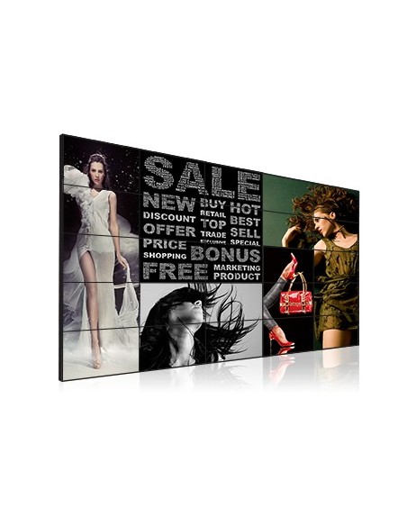 Viewsonic CDX4952 visualizzatore di messaggi Pannello piatto per segnaletica digitale 124,5 cm (49") LED 450 cd m² Full HD Nero