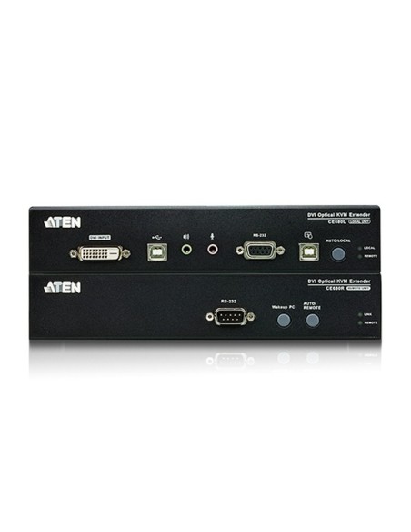 ATEN Extender KVM USB DVI Optical (1920 x 1200 a 20 km)