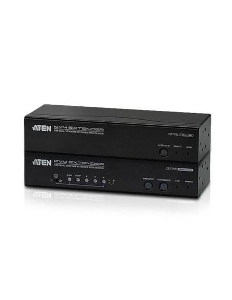 ATEN CE775 moltiplicatore AV Trasmettitore e ricevitore AV Nero