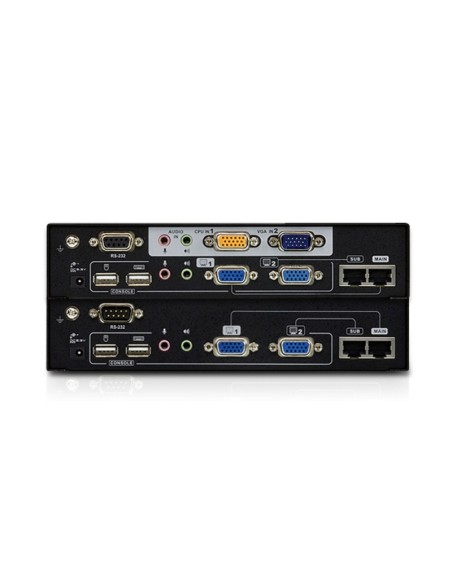 ATEN CE775 moltiplicatore AV Trasmettitore e ricevitore AV Nero