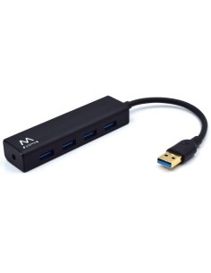 Ewent EW1136 hub di interfaccia USB 3.2 Gen 1 (3.1 Gen 1) Type-A 480 Mbit s Nero