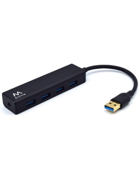 Ewent EW1136 hub di interfaccia USB 3.2 Gen 1 (3.1 Gen 1) Type-A 480 Mbit s Nero