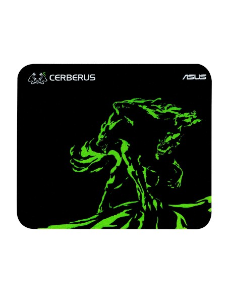 ASUS Cerberus Mat Mini Tappetino per mouse per gioco da computer Nero, Verde