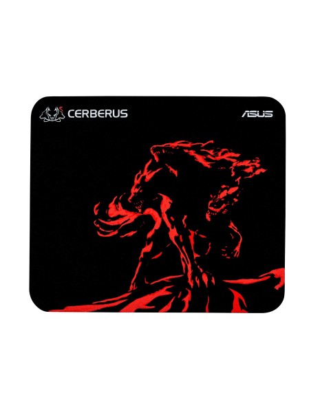 ASUS Cerberus Mat Mini Tappetino per mouse per gioco da computer Nero, Rosso