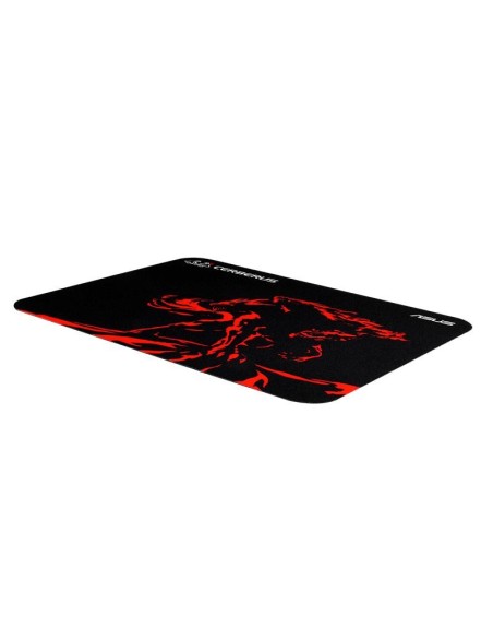 ASUS Cerberus Mat Mini Tappetino per mouse per gioco da computer Nero, Rosso