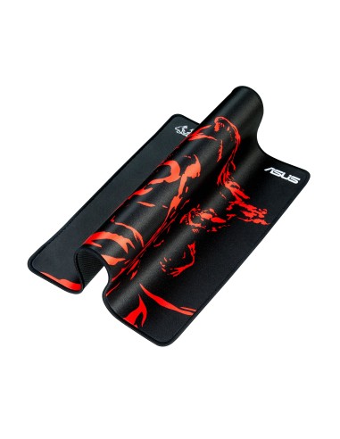 ASUS Cerberus Mat Plus Tappetino per mouse per gioco da computer Nero, Rosso