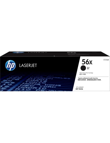 HP Cartuccia toner nero ad alta capacità originale LaserJet 56X