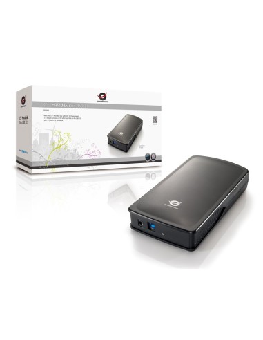 Conceptronic CHD3DUSB3 contenitore di unità di archiviazione Box esterno HDD Grafite 3.5"