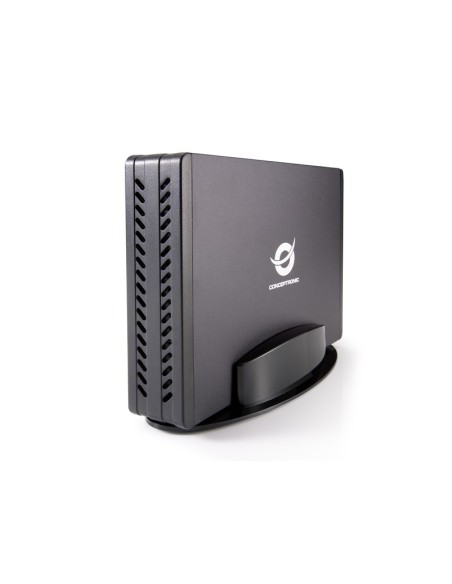 Conceptronic CHD3SU contenitore di unità di archiviazione Box esterno HDD Nero 3.5"