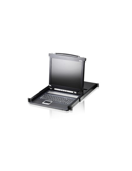 ATEN Switch KVM LCD a binario singolo PS 2-USB VGA a 16 porte