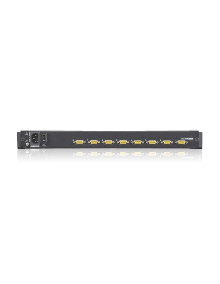 ATEN Switch KVM LCD a binario singolo PS 2-USB VGA a 8 porte