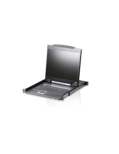 ATEN Console LCD a singolo binario leggera (PS 2-USB, VGA)