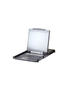 ATEN Switch KVM over IP LCD PS 2-USB VGA a binario singolo a 8 porte per 1 accesso condiviso locale remoto