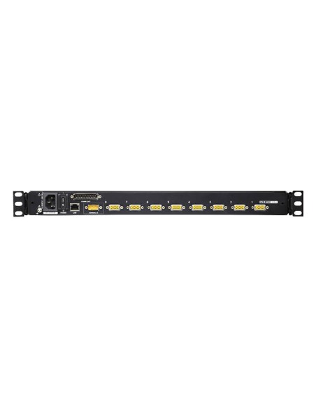 ATEN Switch KVM over IP LCD PS 2-USB VGA a binario singolo a 8 porte per 1 accesso condiviso locale remoto