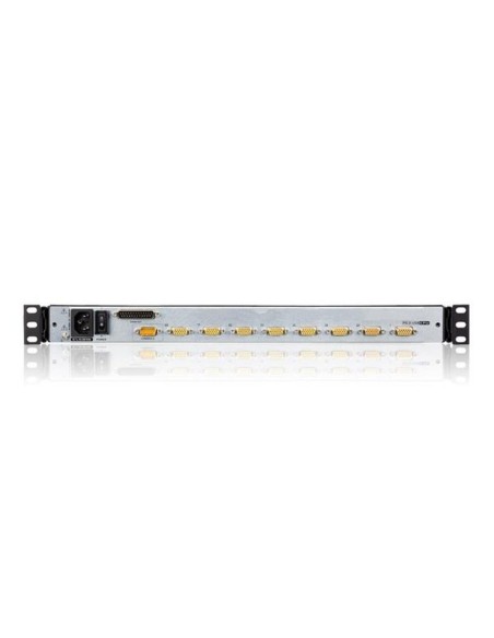 ATEN Switch KVM LCD a due binari PS 2-USB VGA a 8 porte