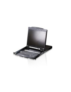 ATEN Switch KVM LCD a due binari PS 2-USB VGA a 16 porte