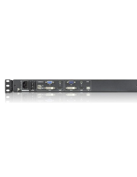 Aten CL6700MW switch per keyboard-video-mouse (kvm) Montaggio rack Nero
