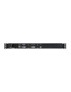 ATEN CL6700MW-ATA-1G console a rack 43,9 cm (17.3") 1920 x 1080 Pixel Metallo Nero 1U 2