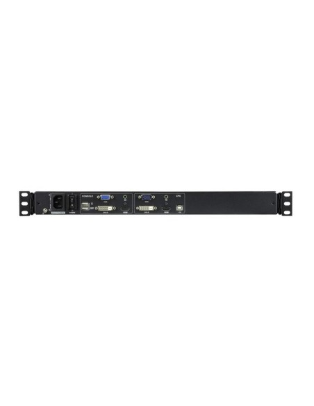 ATEN CL6700MW-ATA-1G console a rack 43,9 cm (17.3") 1920 x 1080 Pixel Metallo Nero 1U