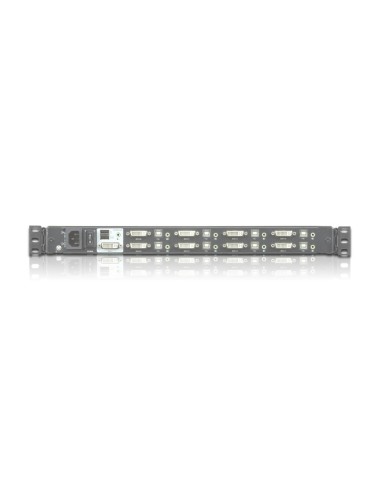 Aten CL6708MW switch per keyboard-video-mouse (kvm) Montaggio rack Nero