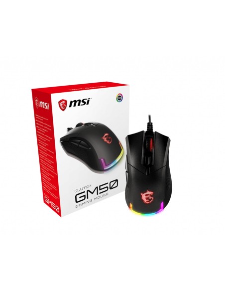 MSI CLUTCH GM50 mouse Mano destra USB tipo A Ottico 7200 DPI