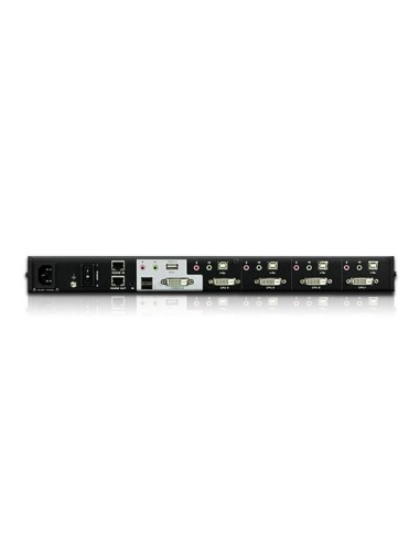 Aten CM1164 switch per keyboard-video-mouse (kvm) Nero