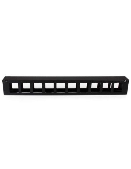 StarTech.com Pannello Gestione Cavi Orizzontale per armadi rack 1U con canalina passacavi a denti e copertura