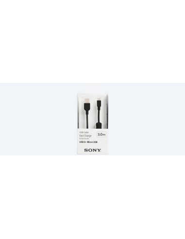 Sony CP-AB300 cavo USB 3 m USB 2.0 USB A Micro-USB A Nero
