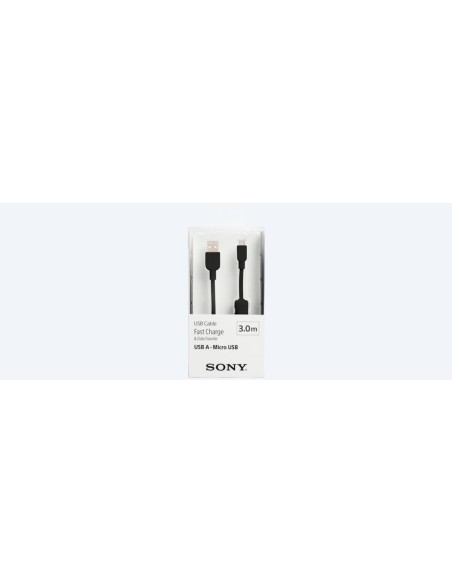 Sony CP-AB300 cavo USB 3 m USB 2.0 USB A Micro-USB A Nero