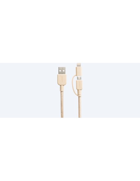 Sony CP-ABLP150 cavo USB 1,5 m USB 2.0 USB A Micro-USB B Lightning Oro