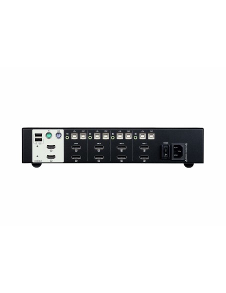 ATEN Switch KVM schermo doppio USB DisplayPort per la sicurezza a 4 porte (conforme PSS PP v3.0)