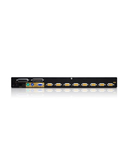 ATEN CS1208A-AT-G switch per keyboard-video-mouse (kvm) Montaggio rack Nero