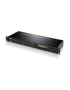 Aten CS1216A-AT-G switch per keyboard-video-mouse (kvm) Montaggio rack Nero