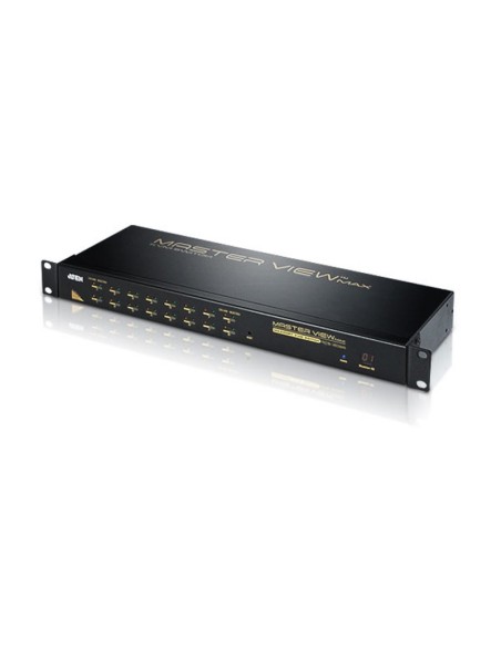 Aten CS1216A-AT-G switch per keyboard-video-mouse (kvm) Montaggio rack Nero