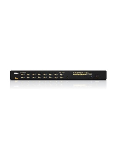 Aten CS1216A-AT-G switch per keyboard-video-mouse (kvm) Montaggio rack Nero