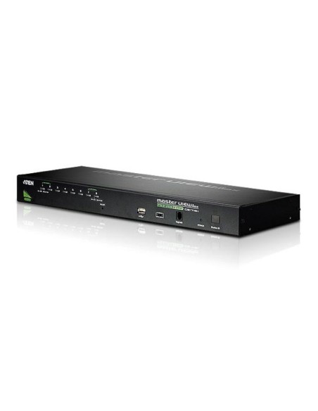Aten CS1708A switch per keyboard-video-mouse (kvm) Montaggio rack Nero