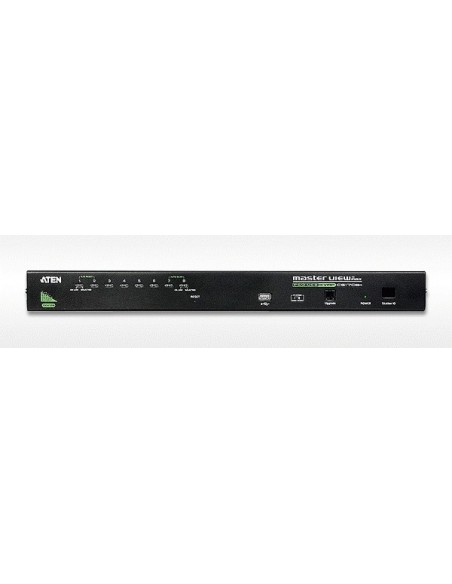 Aten CS1708A switch per keyboard-video-mouse (kvm) Montaggio rack Nero