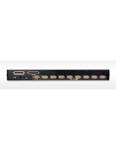 Aten CS1708A switch per keyboard-video-mouse (kvm) Montaggio rack Nero