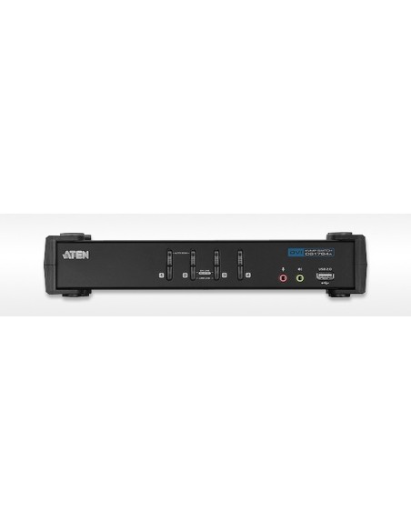 Aten CS1764A switch per keyboard-video-mouse (kvm) Nero