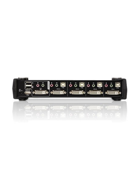 ATEN Switch KVMP™ Dual Link audio USB DVI a 4 porte