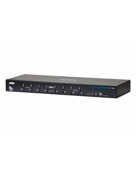 ATEN Switch KVM USB DVI Dual Link Audio 8-porte