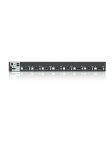 Aten CS1798 switch per keyboard-video-mouse (kvm) Montaggio rack Nero